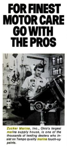 Bob Ivancic in Zucker Marine Ad